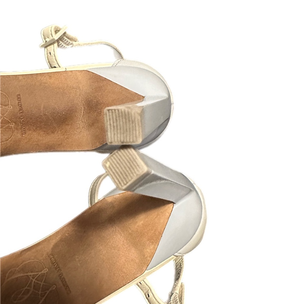 kimberly Whitman For Antonio Melani Leather Pumps Black White‎ Size 6.5 - Picture 9 of 12